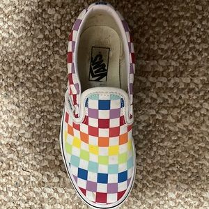 Vans Multi Colored Size 13 Kids Gently Used